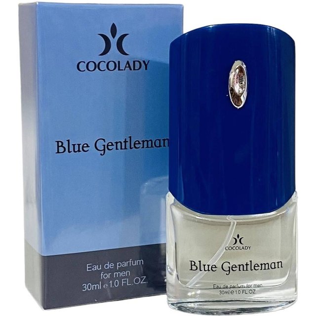 Eau de toilette bleue pour gentleman pour homme 30 ml + 30 ml + 30 ml