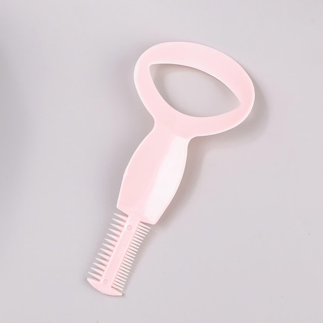1 Stück Wimpernformer Werkzeug, Wimpernlifting Hilfsgerät, Make-up Schablonen Ideal für Anfänger Wimpernzange, Reise Make-up Werkzeuge rosa