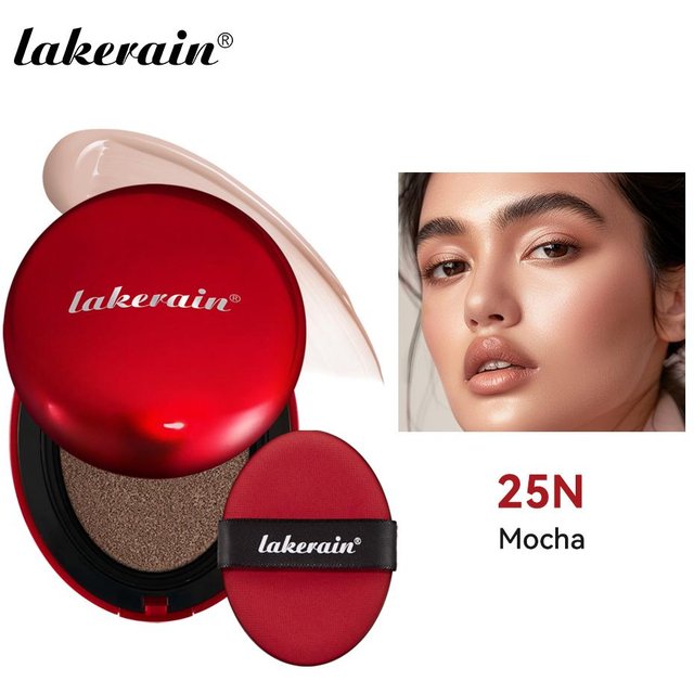 Sonnenschutz Cushion Foundation Fit Cushion Foundation Hohe Deckkraft Wasserdicht Lang anhaltender Concealer Lang anhaltendes Make-up beige
