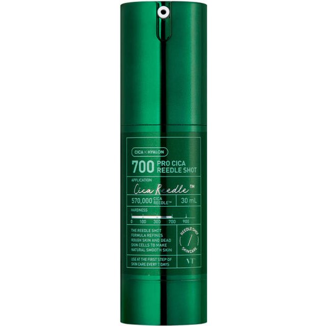 VT Cosmetics Pro Cica Reedle Shot 700 30ml Cica Reedle Centella ADN Céramide Bêta-Glucane Arbre à Thé Booster Intensif pour la Peau