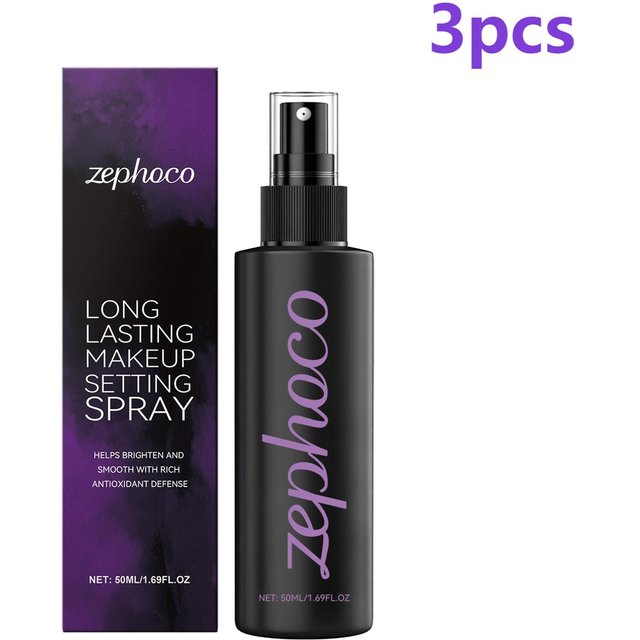 Zephoco Fixierspray für Make-up Wasserdicht Langanhaltend Antioxidativ Schweißfest Ölkontrolle Tiefenfeuchtigkeit Fixierspray für Make-up