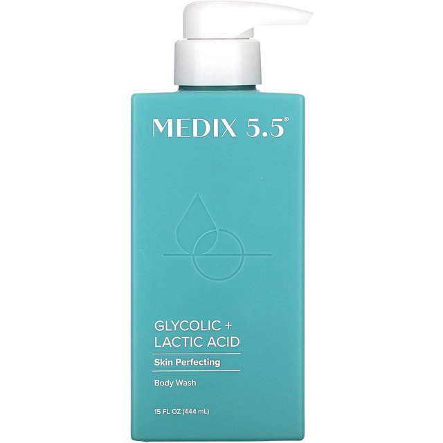 Medix 5.5, Hautperfektionierendes Duschgel, Glykol + Milchsäure, 15 fl oz (444 ml) blue