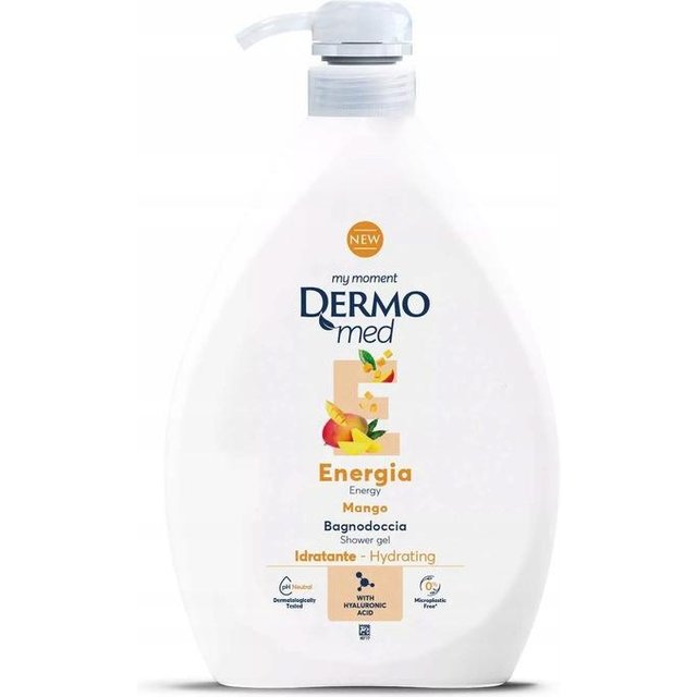 Gel douche avec distributeur mangue 1l - dermomed
