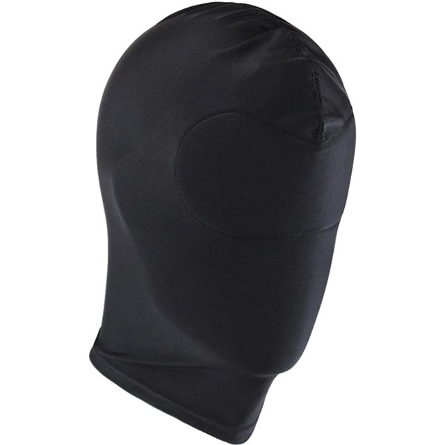 Masque facial complet unisexe pour hommes et femmes, masque de tête en Latex, métallique brillant, yeux ouverts, bouche, couvre-chef de Cosplay, capuche pour Costume de jeu de rôle black