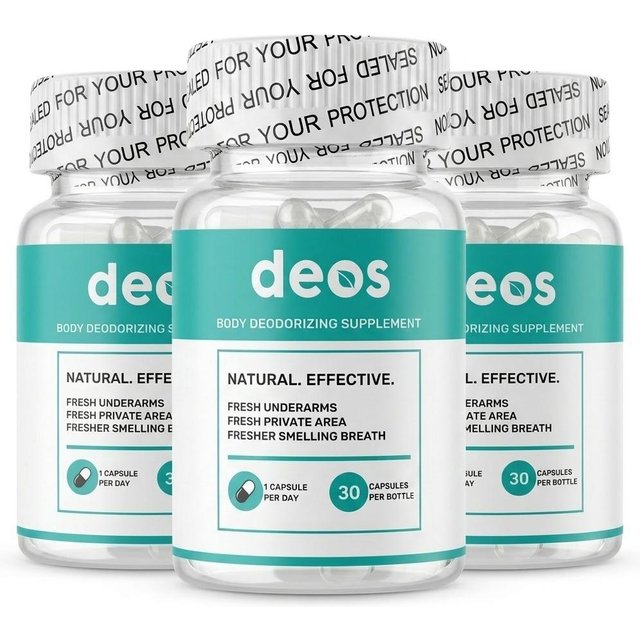 Natürliches inneres Deodorant-Nahrungsergänzungsmittel - Ganzkörper-Geruchskontrolle & Darmgesundheit Chlorophyll-Kapseln (30 Kapseln) 3pack