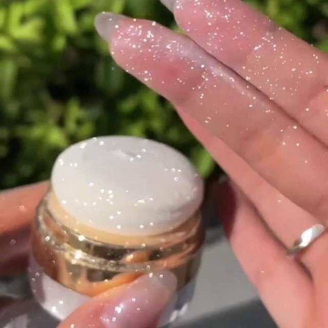 Schimmernder Highlighter-Puder-Körperglitzer für Hochzeits-Party-Make-up white