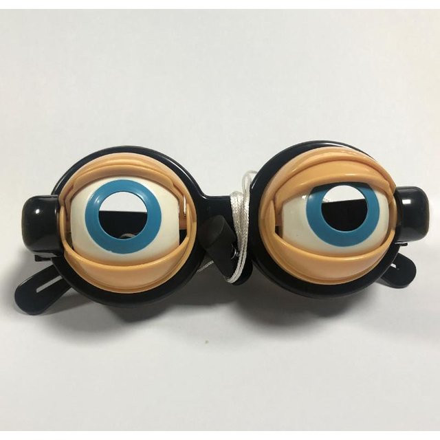 Lustige Scherzbrille Neuheit Kreatives Spielzeug Verrückte Augen Blinken Großes Auge Make-up Party Cosplay Verkleidungsspiel Kind Mädchen Junge Geschenk Spielzeug