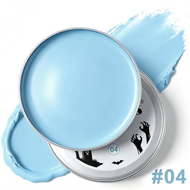 30g Wasserlösliche Gesichts-Körper-Farbe Creme Hochpigmentiert Halloween Cosplay Bühnen-Make-up Sicher Ungiftig Leicht zu Reinigen Erwachsene Kinder