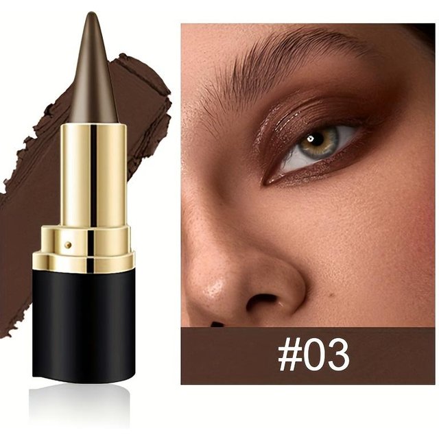 24 Stunden lang haltender Eyeliner-Gel-Stick - Mattes Finish, Schnelltrocknend, Wischfest & Wasserdicht in 4 Farben für makellose Tages- & Party-Looks