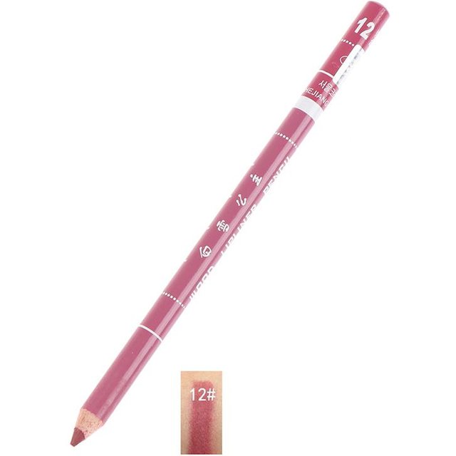 1 Stück professioneller Holz-Lippenstift, wasserdicht, langlebiger Lipliner-Stift für Damen