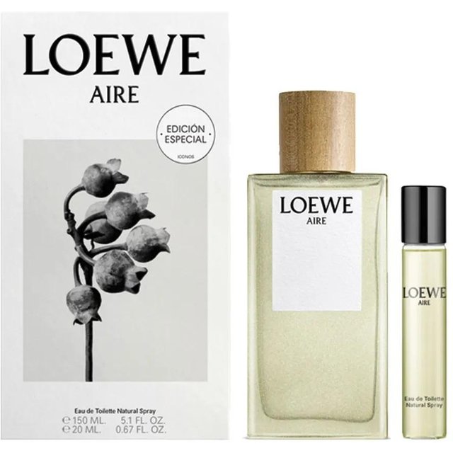 Coffret parfum Loewe Aire Eau de toilette 150ml avec 20ml white