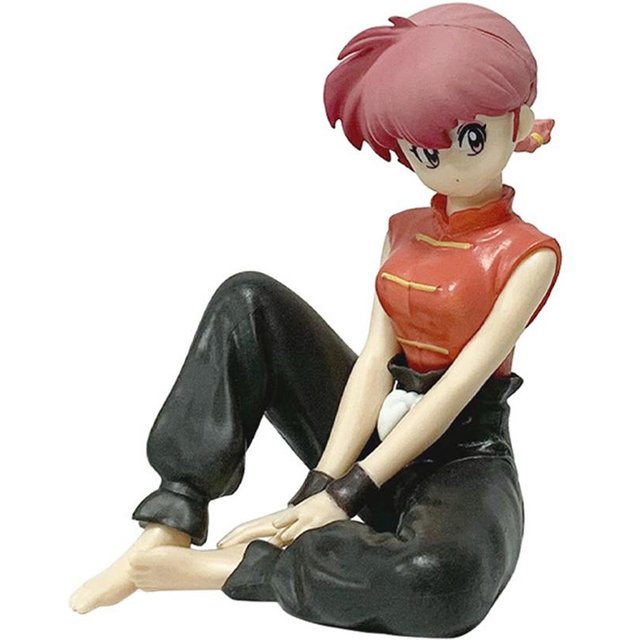 NAMCO BANPRESTO Ranma 1/2 Relax Time Shampoo Tendou Akane Ranma Figurine PVC Modèle Collectionneur Figurine Jouet brown