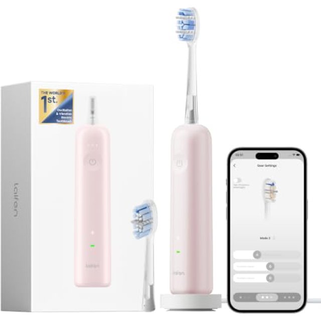 Laifen Wave Pro Electric Toothbrush, 60° WaveMotion, 66,000 VPM, Blue