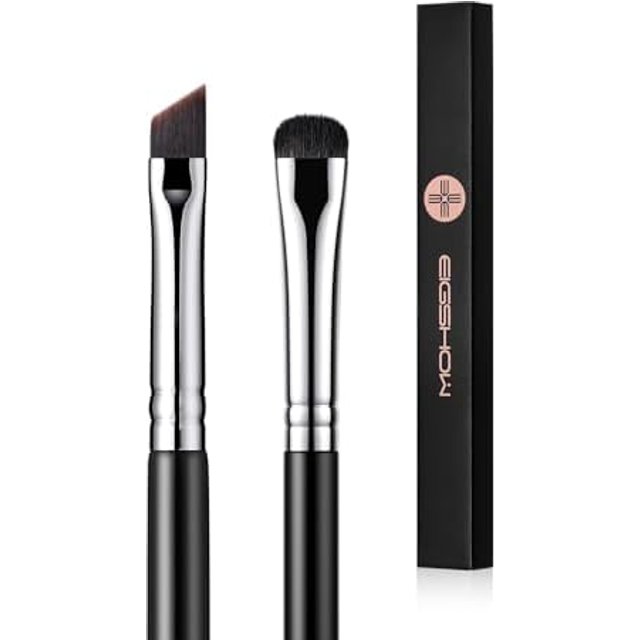 Eyeliner Brush,EIGSHOW Eyeliner Brush & Eyeshadow Brush, Fine Angled PRO Precision Gel Eye Liner Makeup Brushes, High-End Small Eyeshadow Smudge Brush