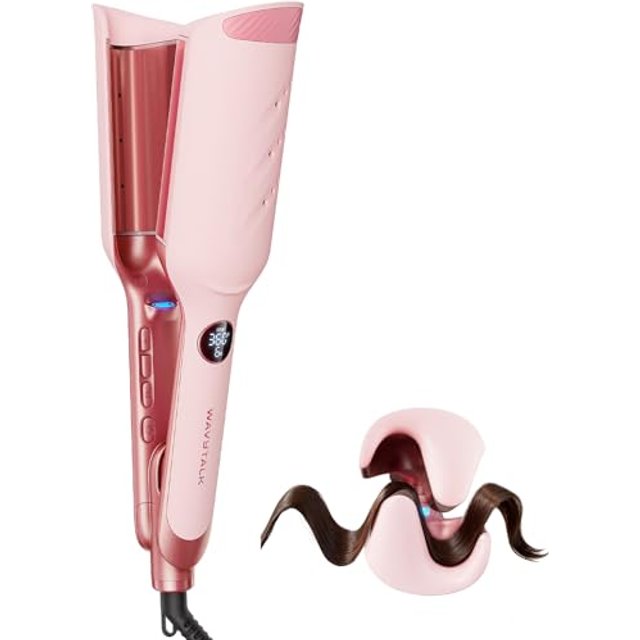 Wavytalk Hair Waver, 35mm Anti-Scald Ionic Hair Curler for Beach Waves