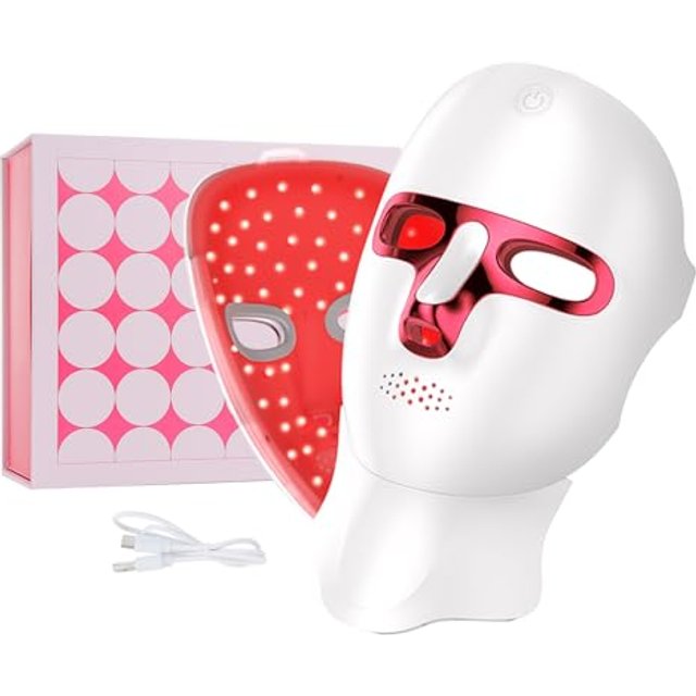 Cordless Beauty Face and Neck Mask with 360Pcs Beads for Face Beauty