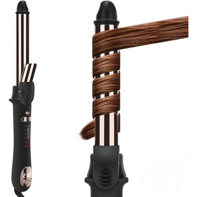 25 mm Rotating Curling Iron, Automatic Hair Curler, Dual Voltage