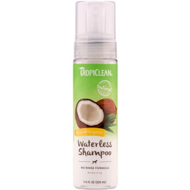 Tropiclean Trop Waterless Allergenic Shampoo 220 ml