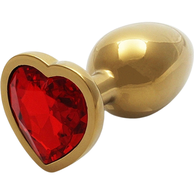 Plug Anal Bijou Coeur Rouge S