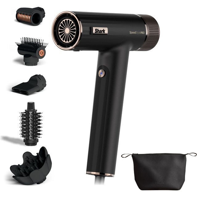 Shark SpeedStyle Pro 5-in-1 High-Velocity Hair Dryer System HD752UK in Black
