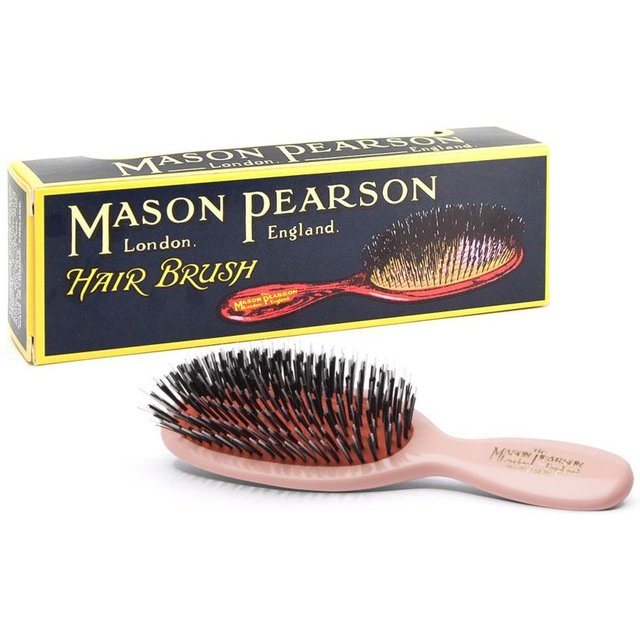 Mason Pearson Pocket Bristle & Nylon Hair Brush Pink