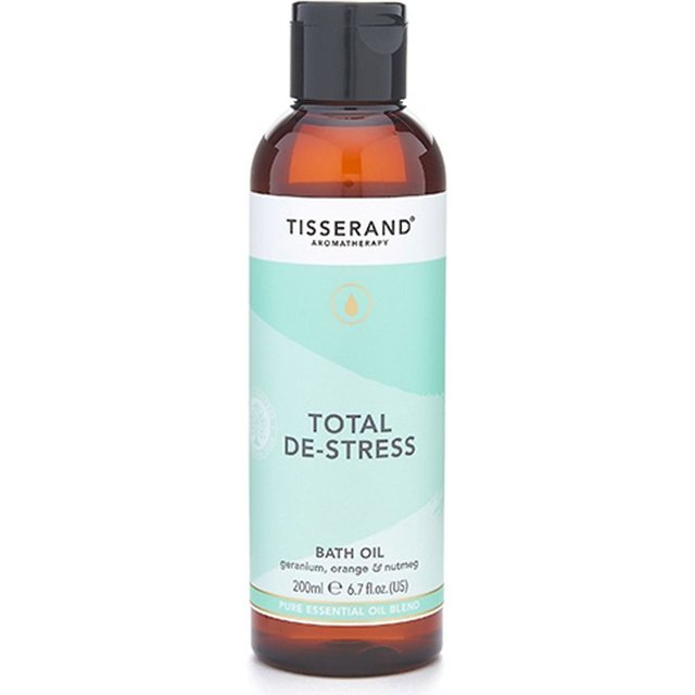 Tisserand Aromatherapy Aromatherapy De-stress Bath Oil in Clear