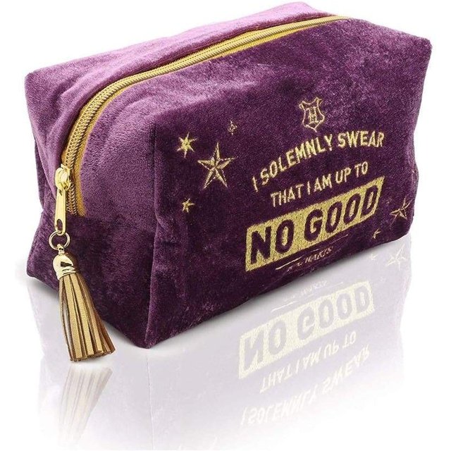Harry Potter Women's Zip Up Make Up Bag in Purple