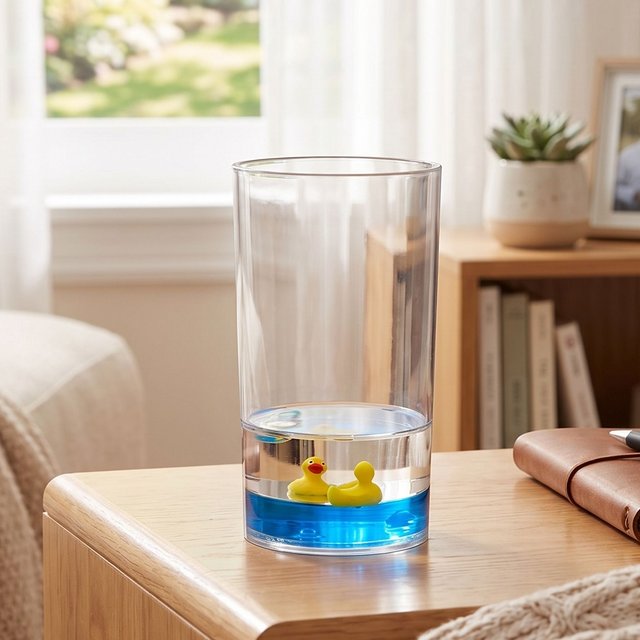 Orsina Floating Ducks Acrylic Tumbler in Clear