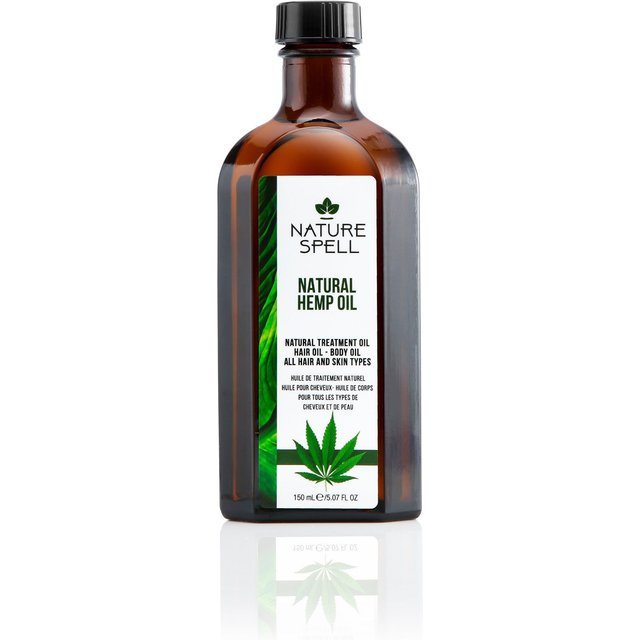 Nature Spell Hemp Oil for Hair & Skin in Orange