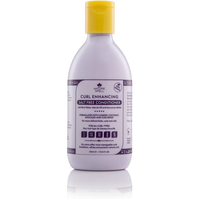 Nature Spell Women's Curl Enhancing Salt Free Conditioner 300ml in Clear