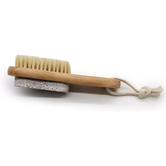 KDMD Women's Pumice Backed Brush in Brown