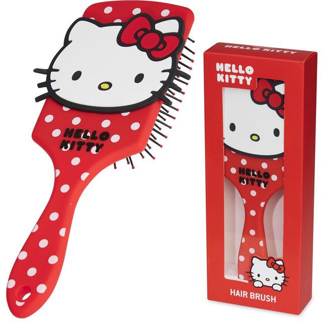 Hello Kitty Women's Hair Brush in Red