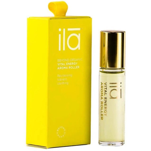 ILA Spa Women's Vital Energy Aroma Roller 10ml in Beige
