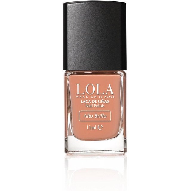 Lola Women's Nail Polish 10 Free Formula 11ml Pebbles 012 - French Bistre in Nude Lady - Dark Chestnut