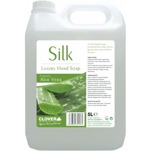 Clover Chemicals Silk Luxury Hand Soap 5L in Cream