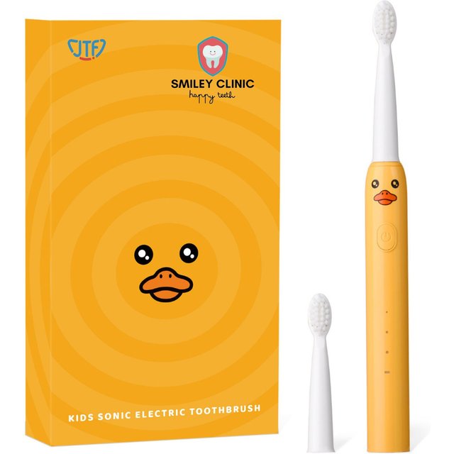 Smiley Clinic Kids Animal Electric Toothbrush in Yellow