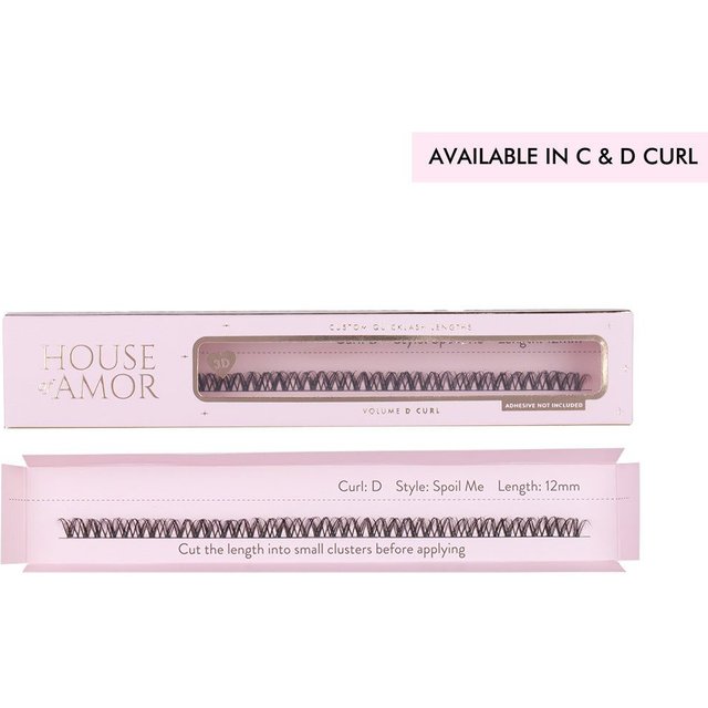 House of Amor Spoil Me Length Natural C Curl Short in Black