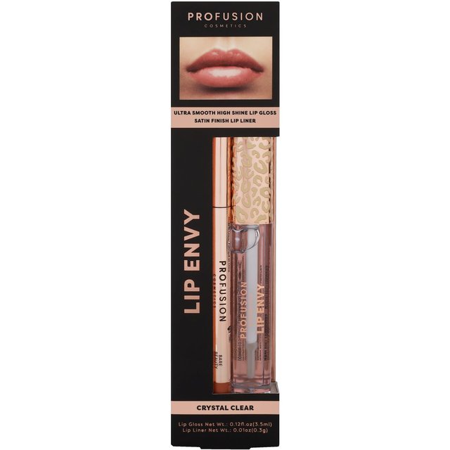 Profusion Cosmetics Lip Envy Gloss & Lip Liner Duo Crystal Clear