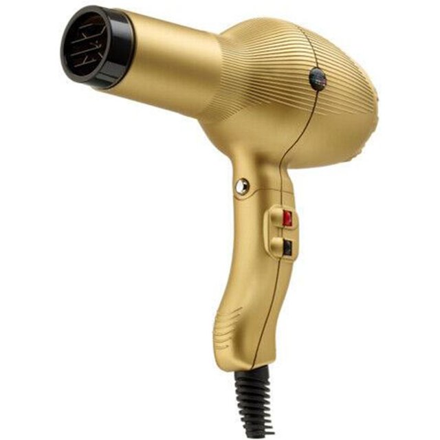 Gamma+ Absolute Power Barber Hairdryer - Matte Gold