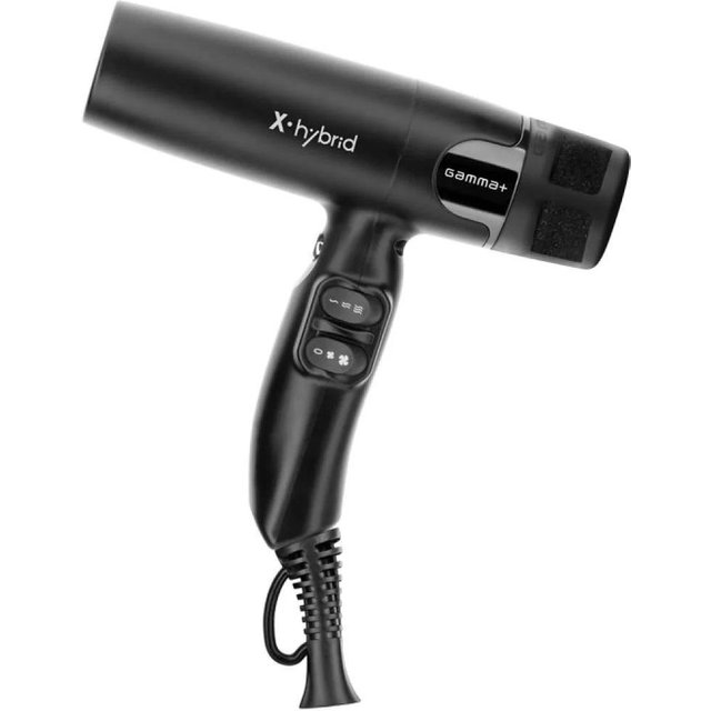 Gamma+ X-Hybrid Hairdryer - Black