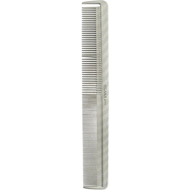 Pegasus Hard Rubber Trimmer Cutting Comb - 211 in Carbon Fibre | Size: 10g