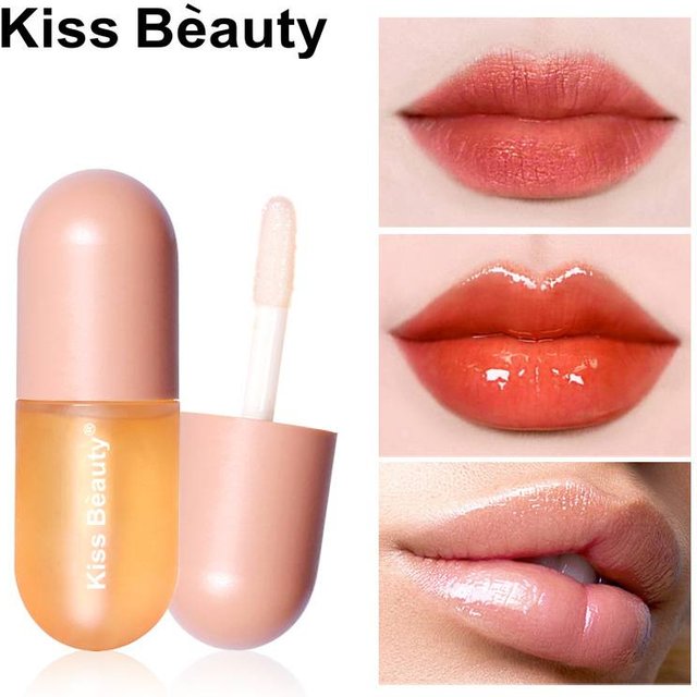 Mini Capsule Instant Volumising Lip Plumper | Glitter Shine Lip Balm Long Lasting