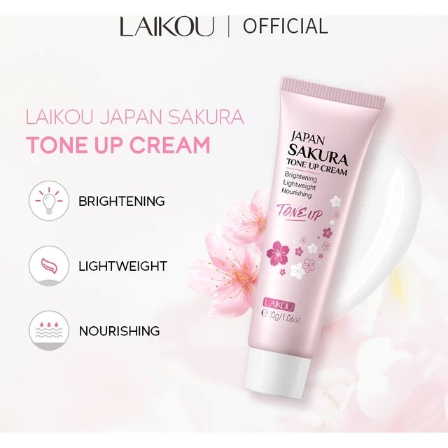 Japan Sakura Tone Up Cream | Laikou 30g