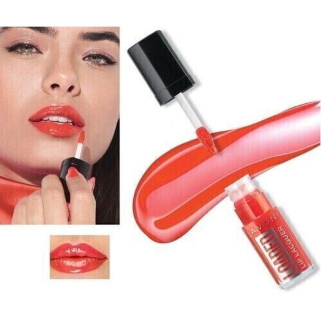 Avon Loaded Lip Lacquer - Touch Of Coral | Lip Gloss 💖