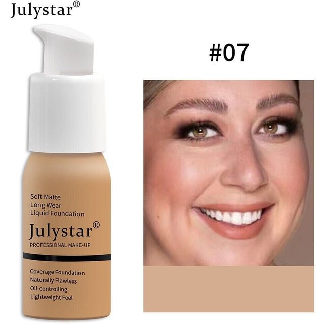Julystar #07 - Oil control foundation & concealer | long lasting