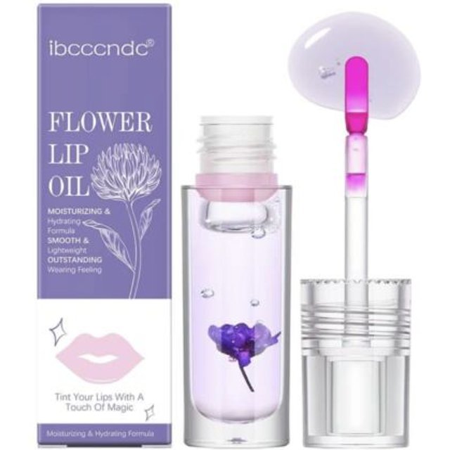 Ibcccndc Flower Lip Oil - Purple