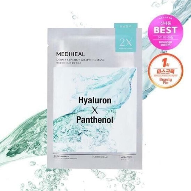 Mediheal Derma Synergy Wrapping Face Mask - Hyaluron & Panthenol x 2