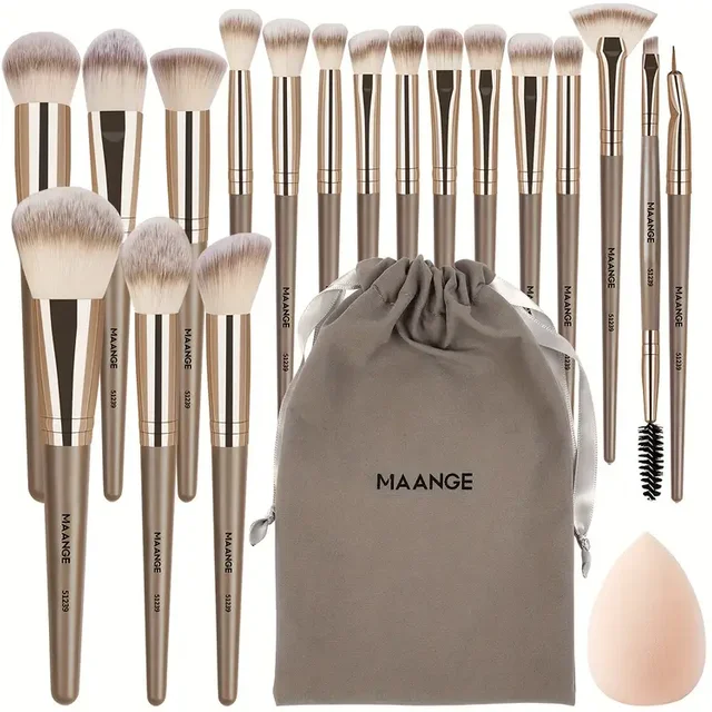 Maange 19 Piece Pro Makeup Brush Set