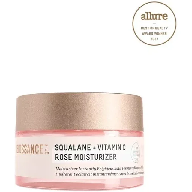 Biossance Squalane + Vitamin C Rose Moisturizer 15ml