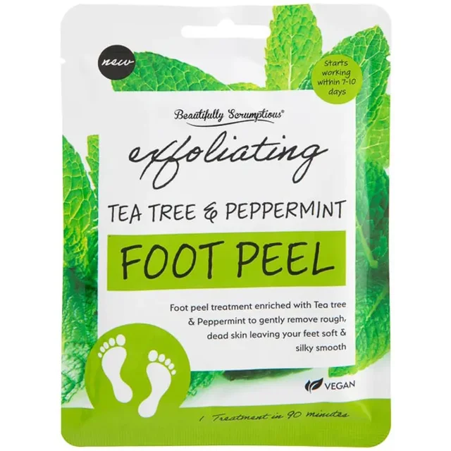 Beautifully Scrumptious Exfoliating Foot Peel - Tea Tree & Peppermint